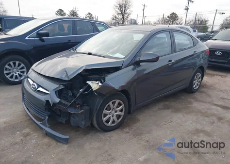 2013 Hyundai Accent Gls from USA, damaged, VIN KMHCT4AE0DU286755